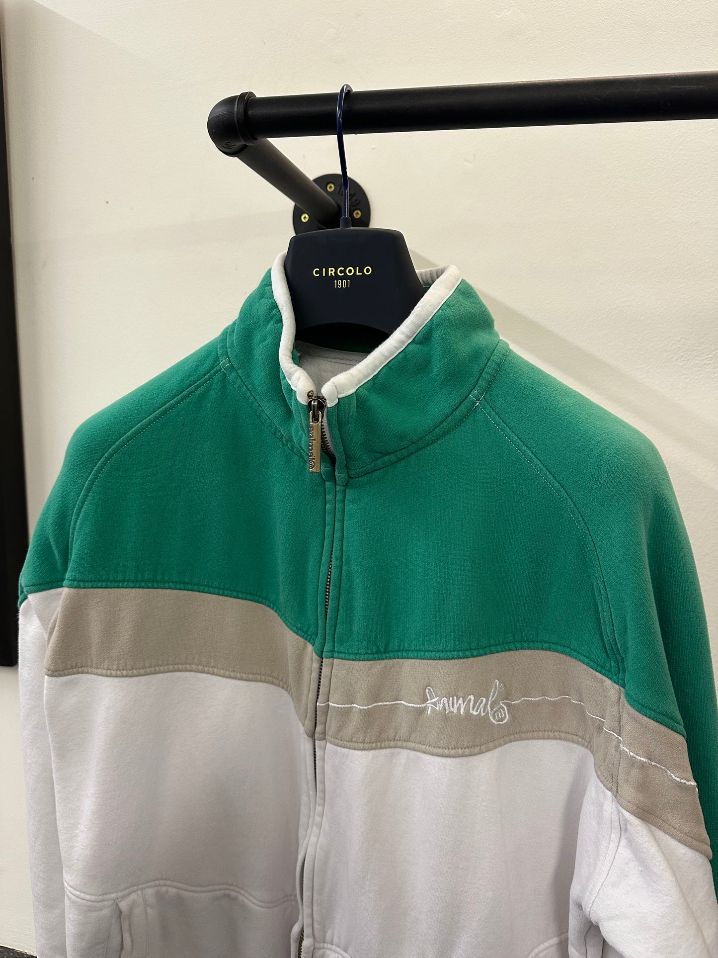 Y2K Animal Zip-Through Jumper (XL)