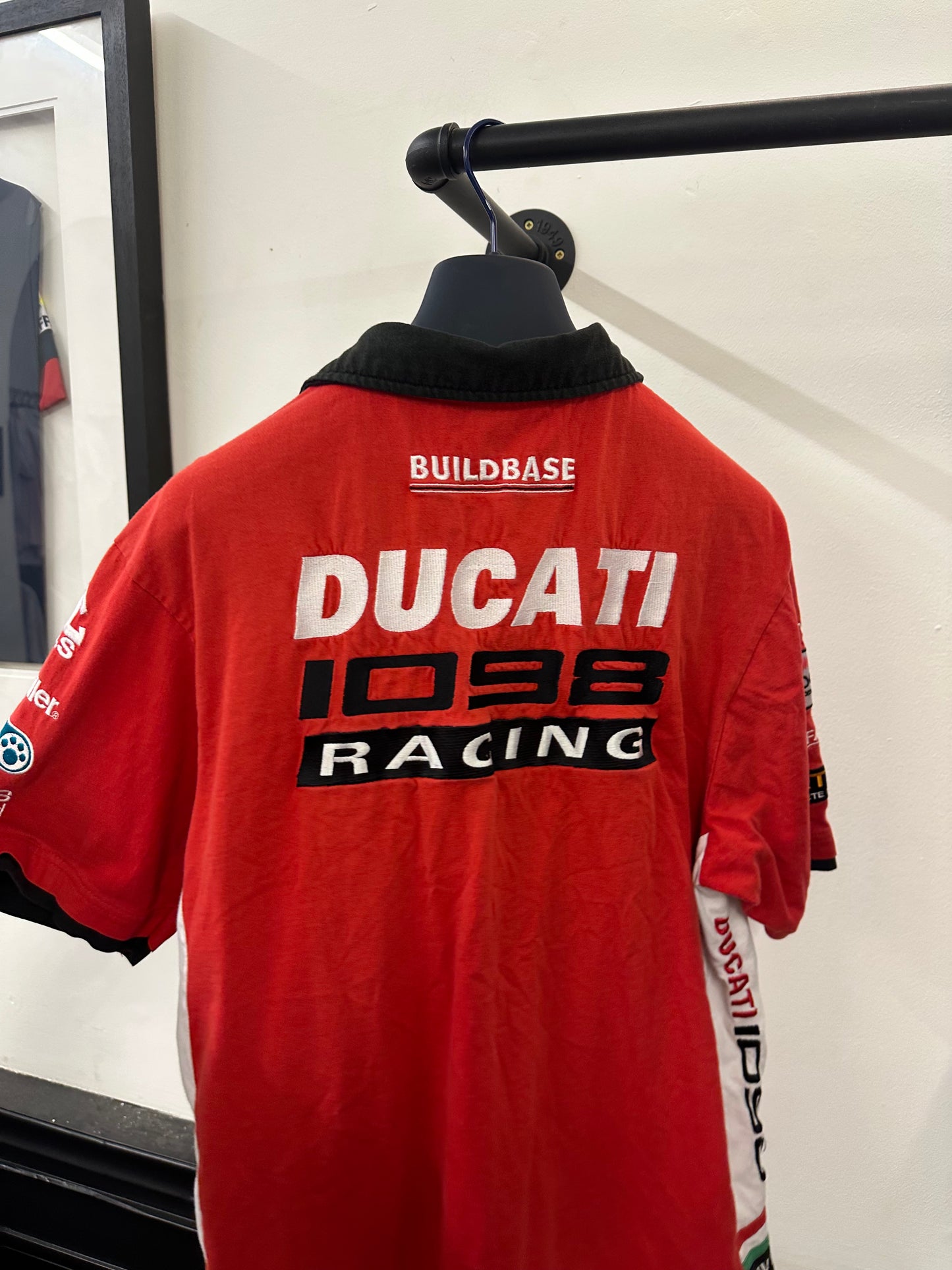 Vintage Ducati Racing Polo top (L)