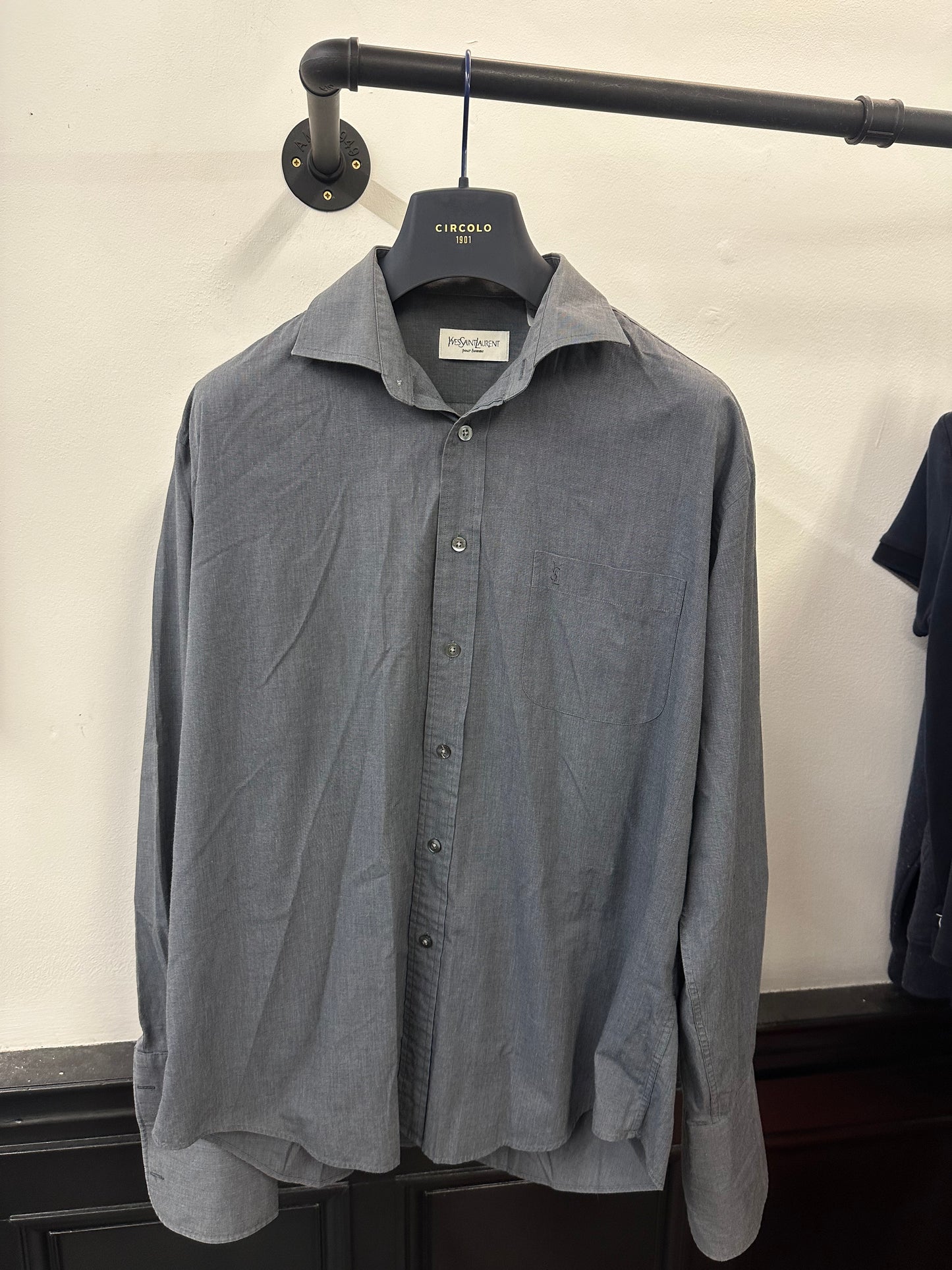 Vintage YSL Dress Shirt (L)